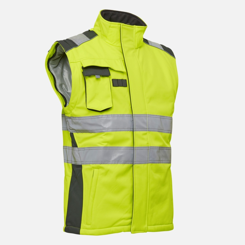 2-in-1 Winter-Softshelljacke Warnschutz