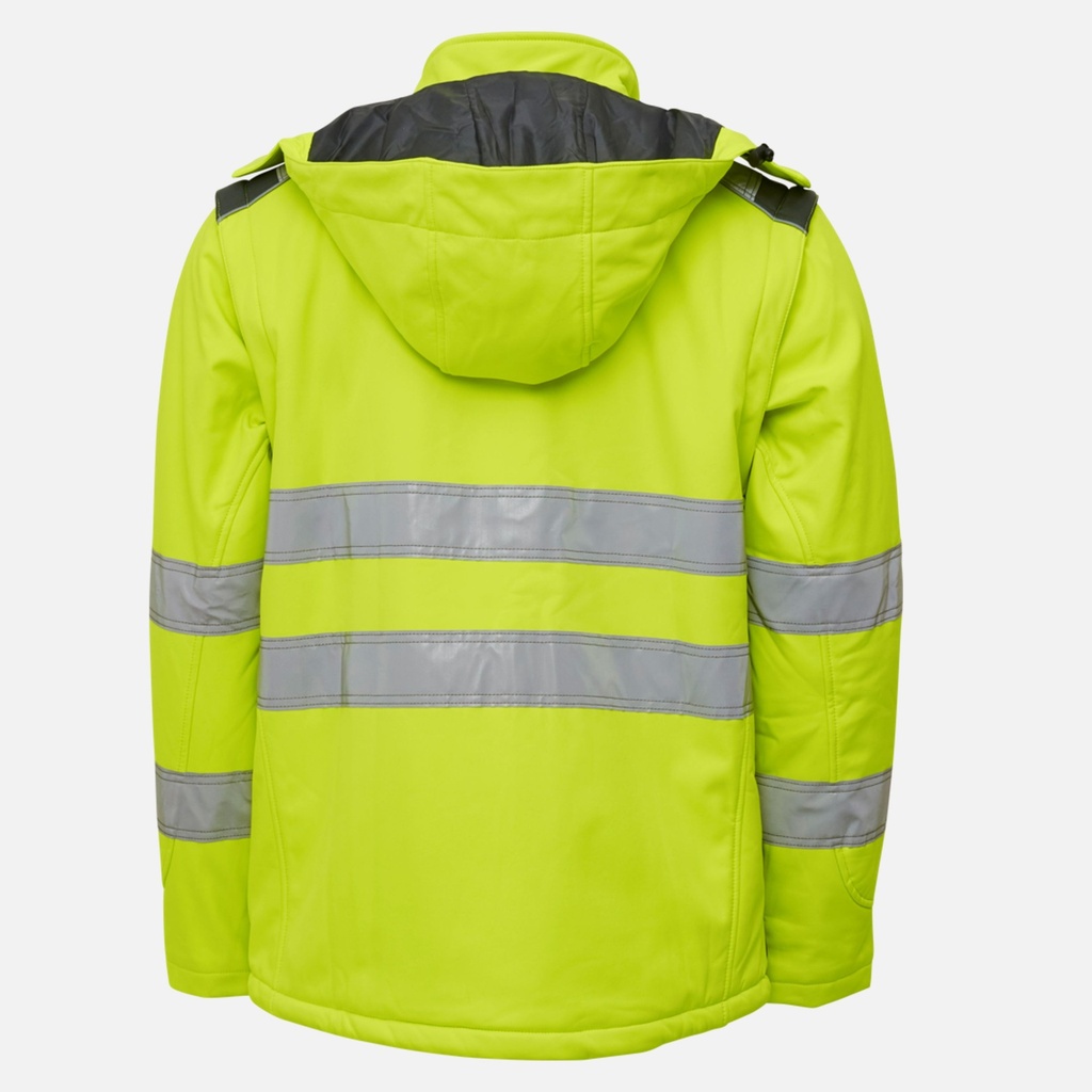 2-in-1 Winter-Softshelljacke Warnschutz