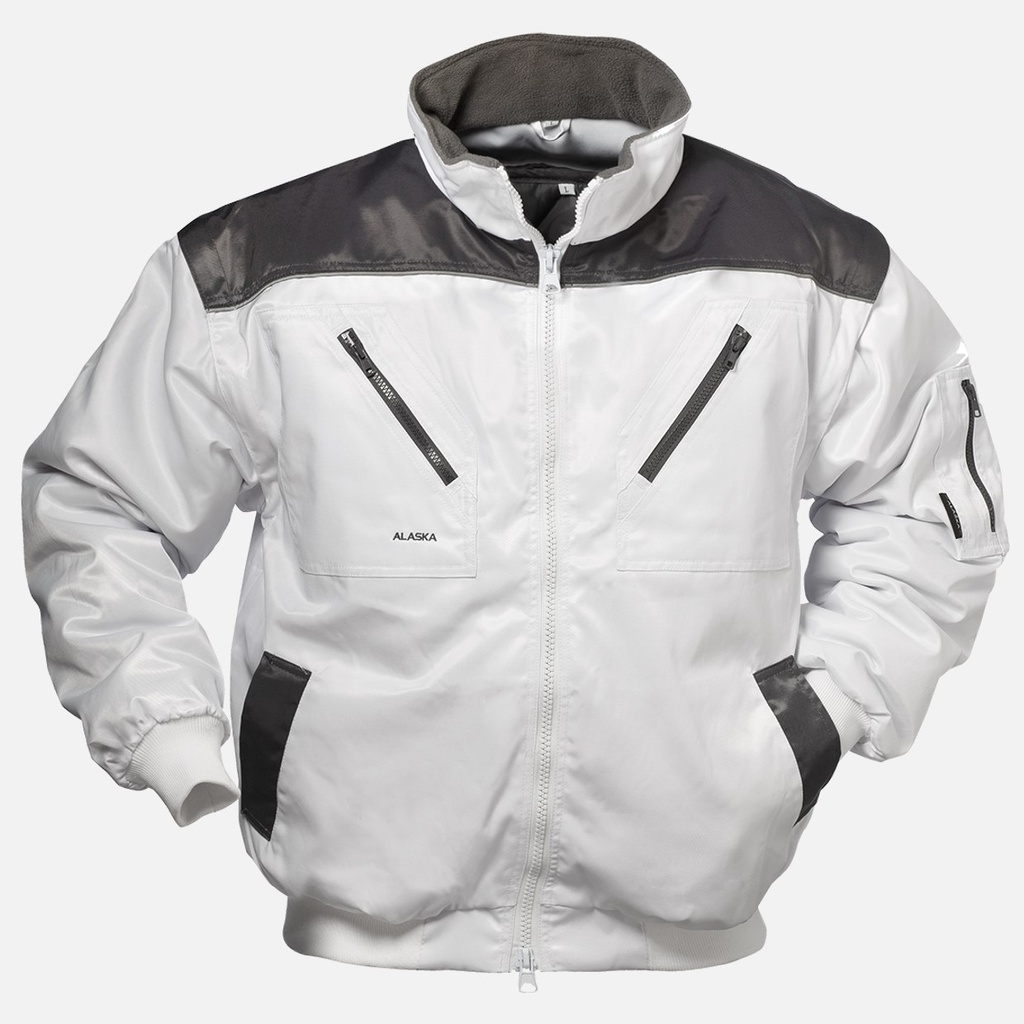 [WJH-5100-00-weiß-S] 3in1 Winterjacke ALASKA (S)