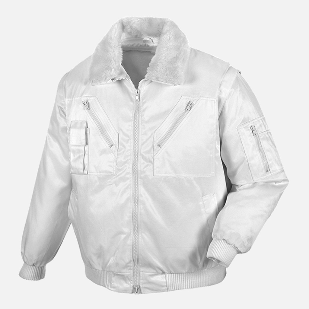 [WJH-5110-00-weiß-S] 4in1 Winterjacke QUATTRO  (S)