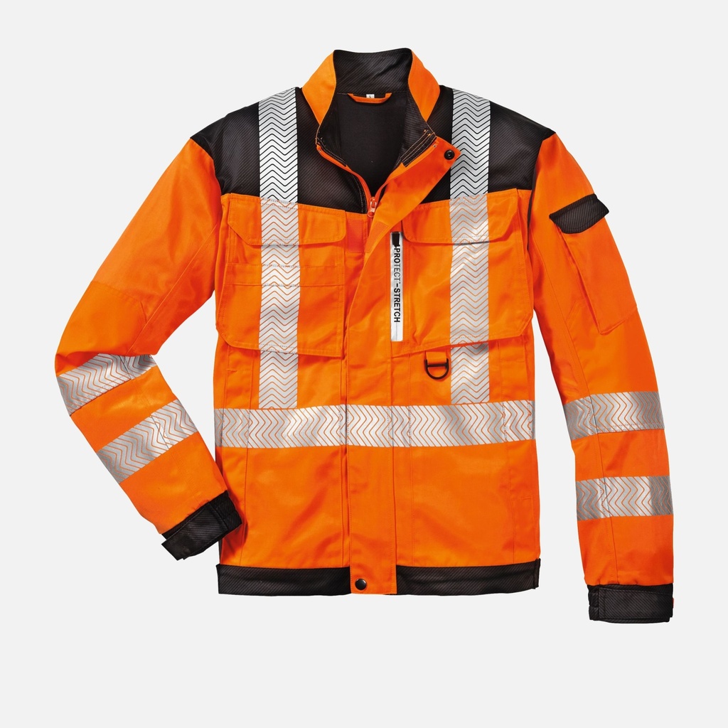 [BJH6001-signalorange-XS] Bundjacke Image Warnschutz (XS, signalorange)