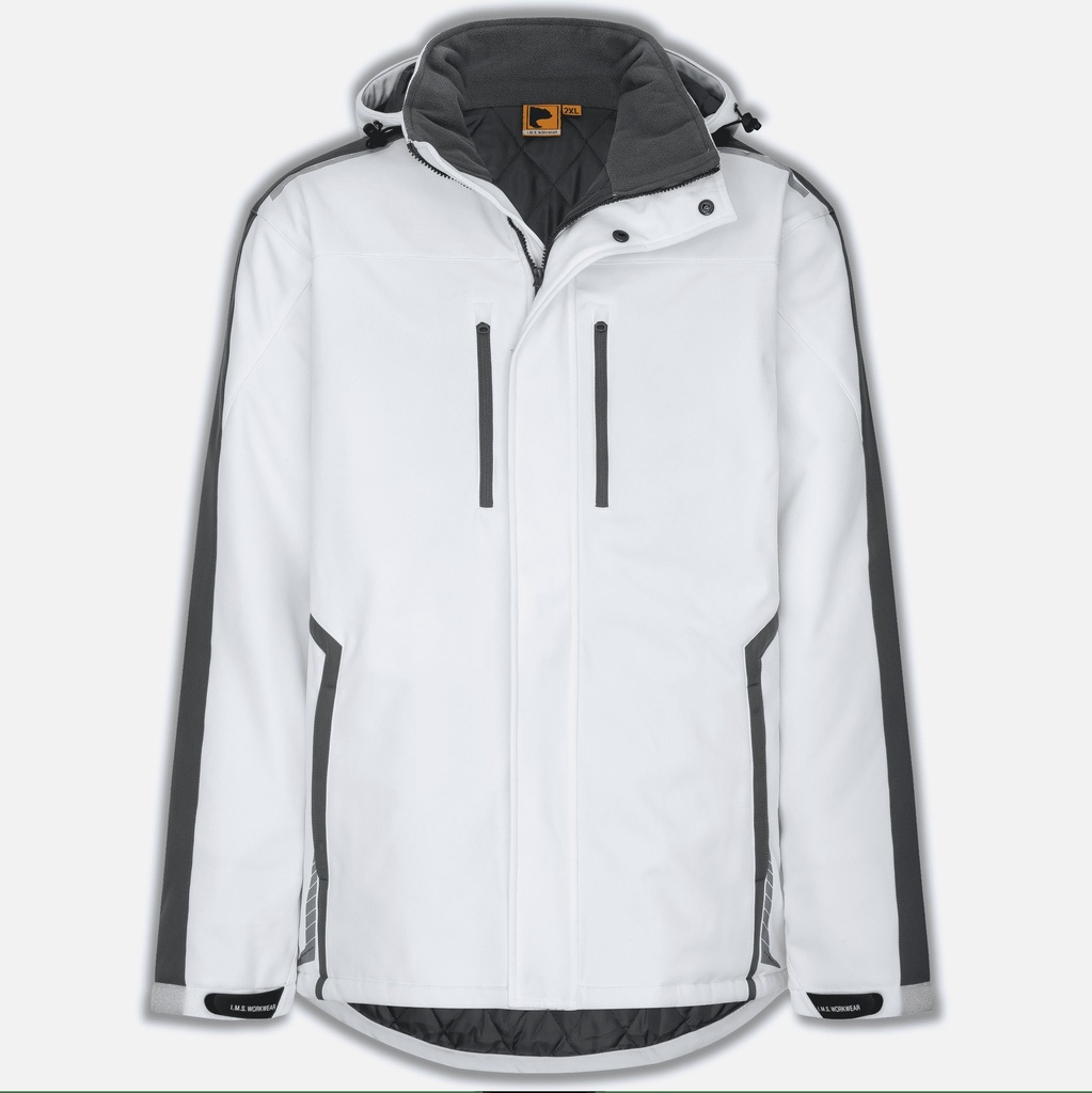 [OJH2100-weiß-XXS] Winter-Softshell-Jacke DYNAMIC PRO (XXS, weiß)