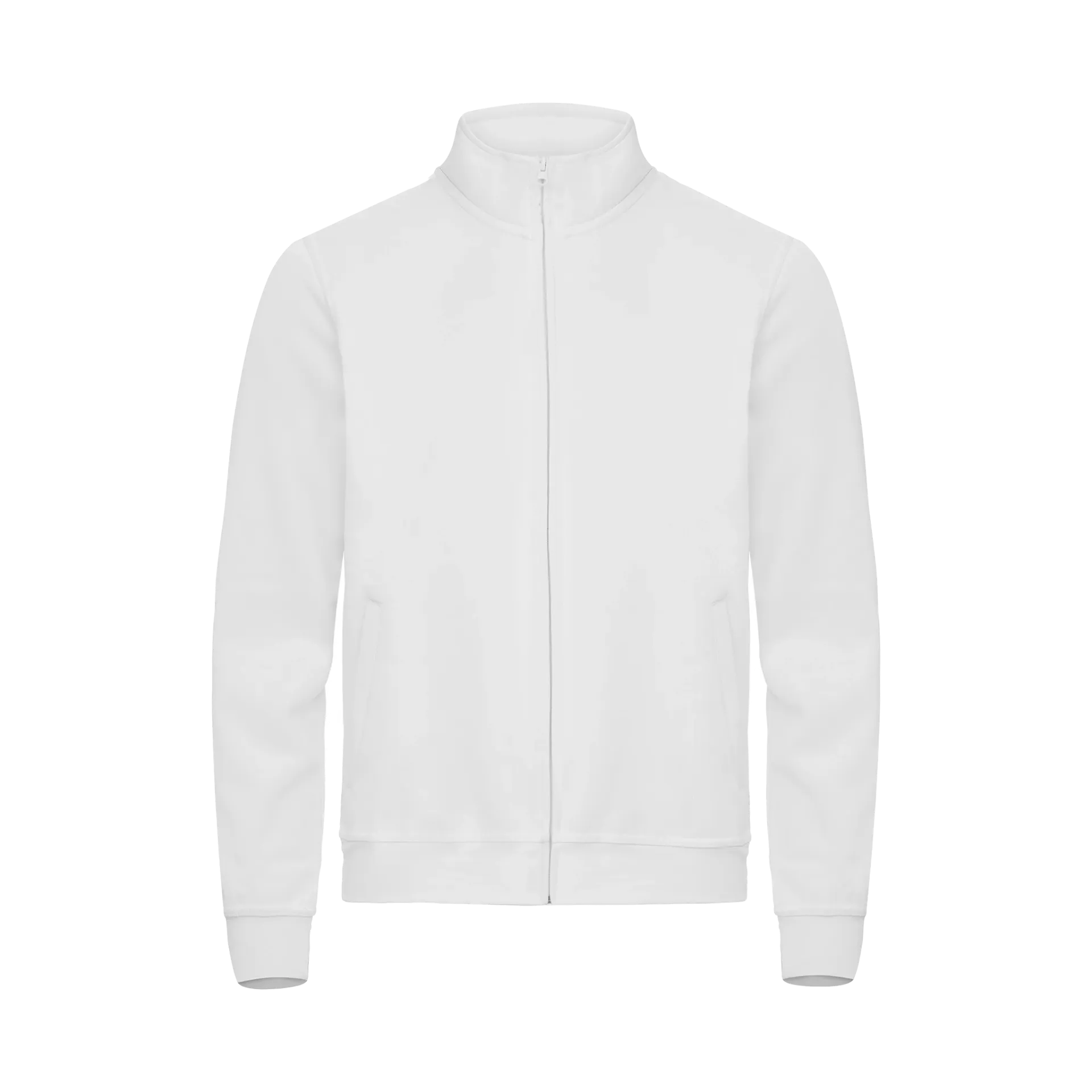 [SJH4000-weiß-S] Sweatjacke MASTER (S, weiß)