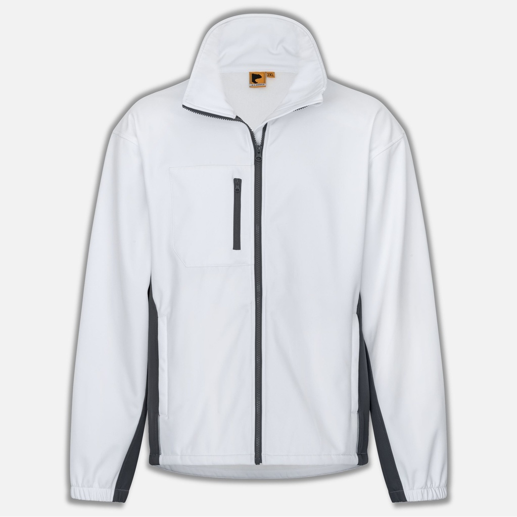 [OJH0100R-weiß-M] Softshell-Jacke PROFESSIONAL PRO R (M)