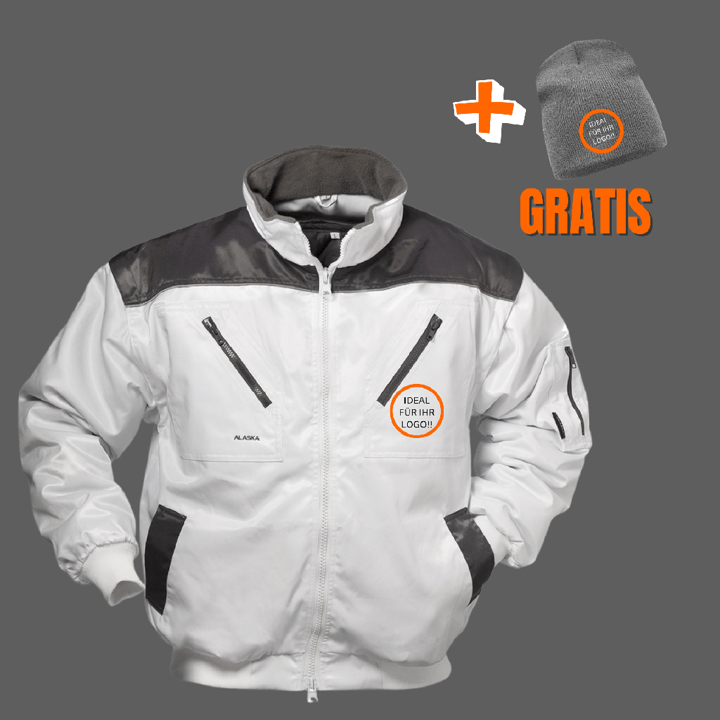 3in1 Winterjacke-Set ALASKA weiß