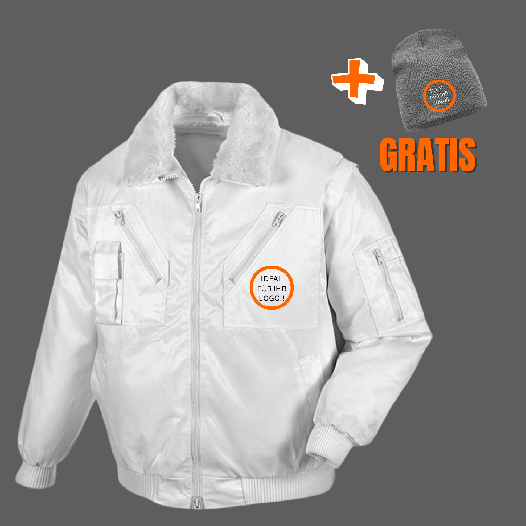 4in1 Winterjacke-Set QUATTRO weiß