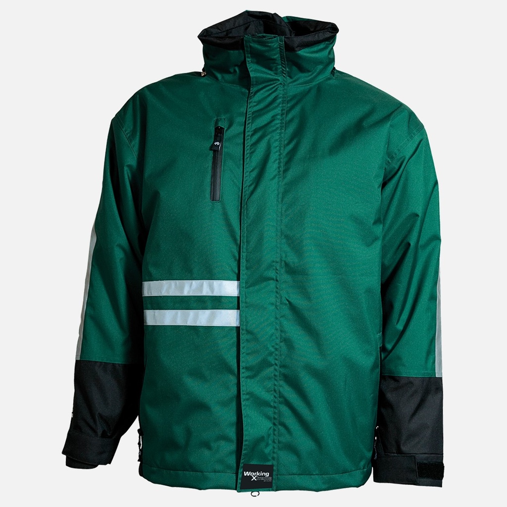 [WJH7000-tannengrün-XS] 2in1-Winter-Regenjacke EXTREME (XS, tannengrün)