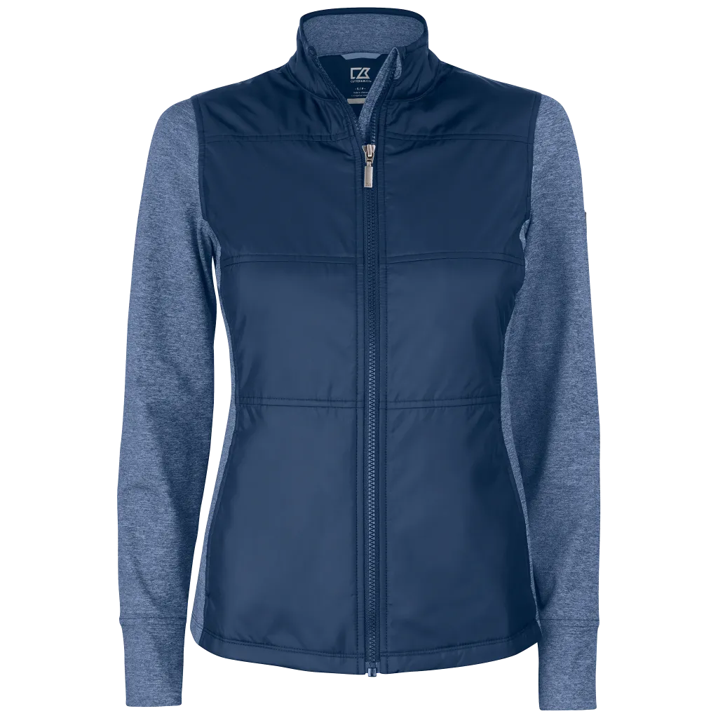 [HJD-5200-00-marineblau-XS] Damen-Hybrid-Jacke ADVANTAGE (XS, Marineblau)