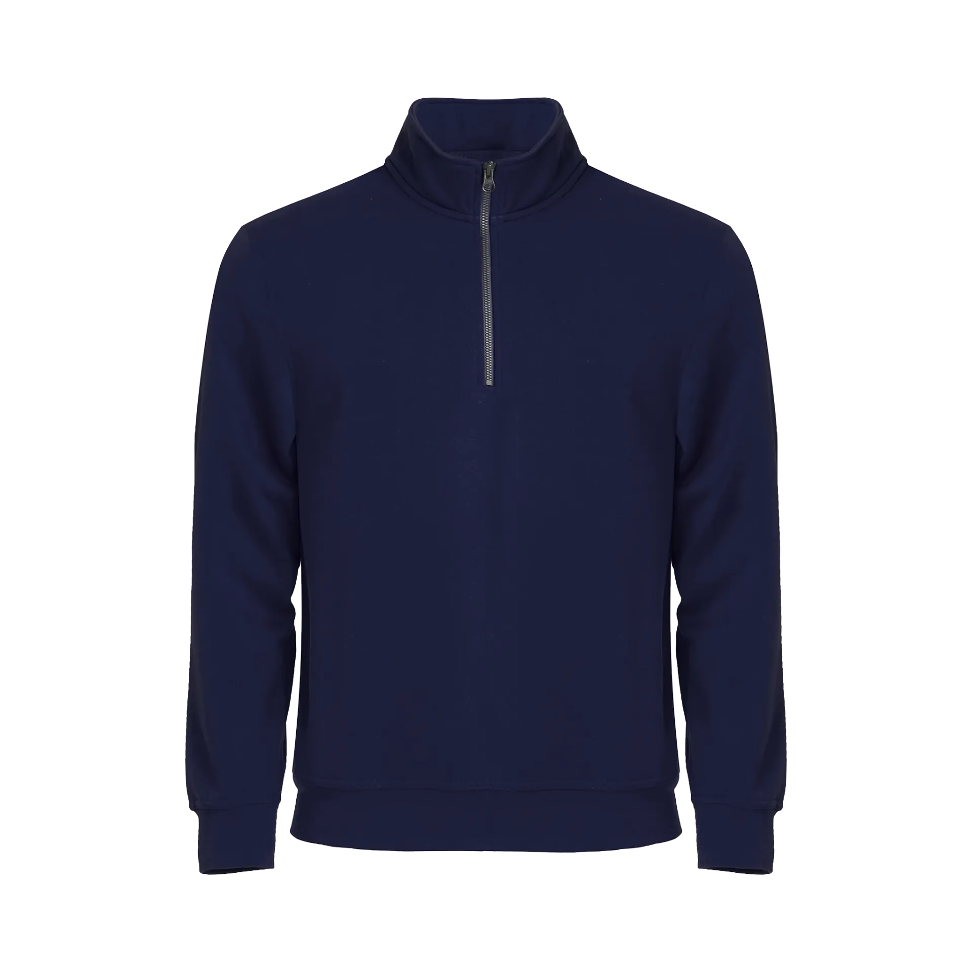 [SZH-5100-00-marineblau-XS] Zip-Neck Sweater MASTER (XS, Marineblau)