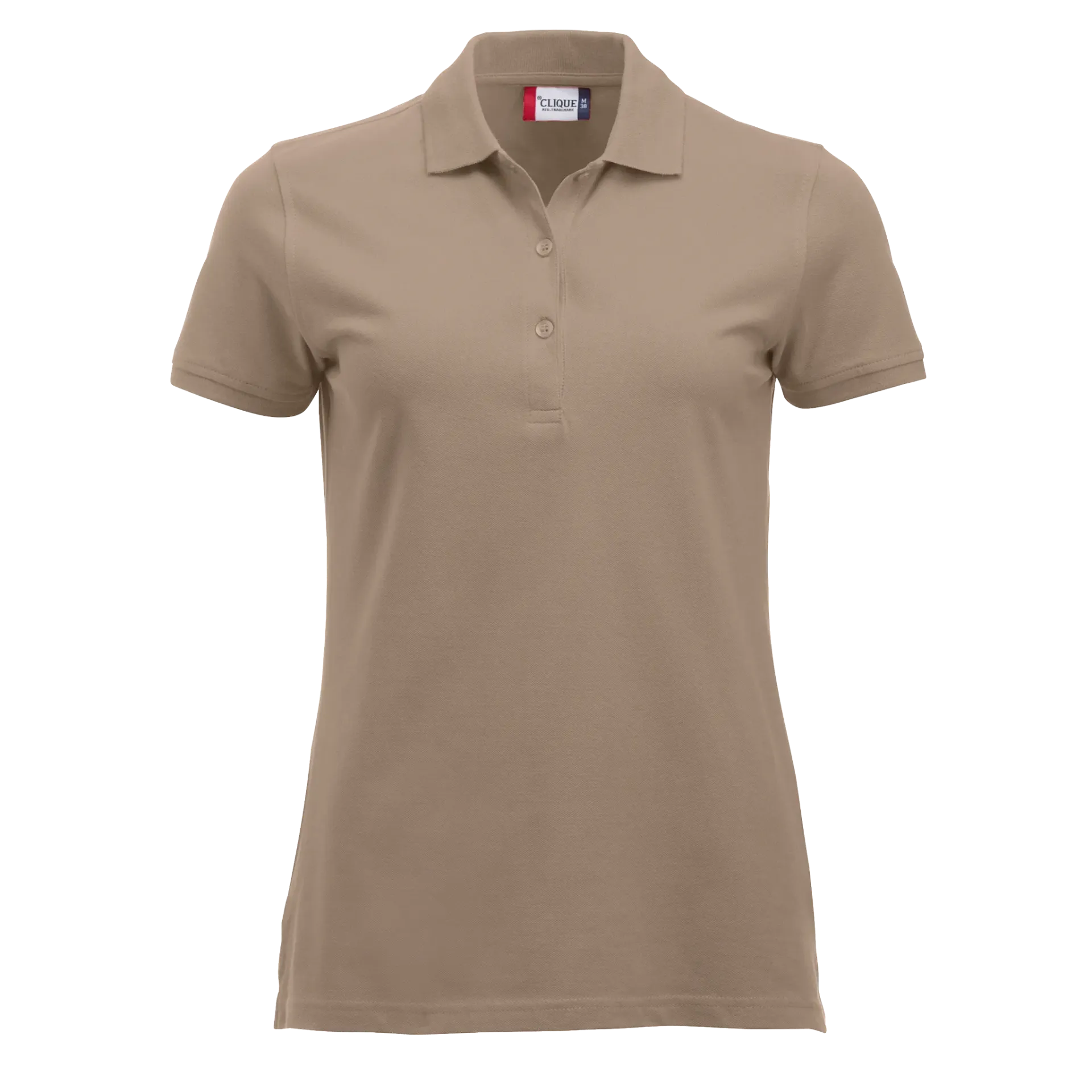 [PSD-5100-00-beige-XS] Damen-Poloshirt MASTER (XS, Beige)