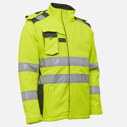 2-in-1 Winter-Softshelljacke Warnschutz