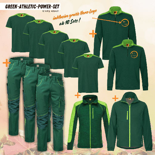[AS2421] GREEN-ATHLETIC-POWER-SET