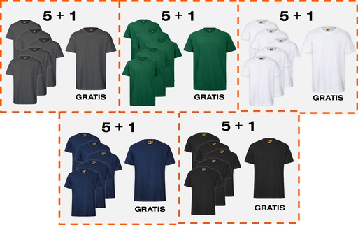 Aktions-Set 5+1: T-Shirt ENERGY