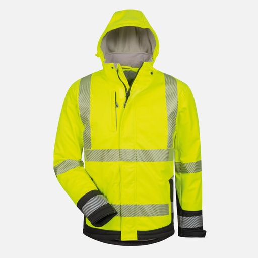 2in1-Winter-Warnschutz-Softshelljacke